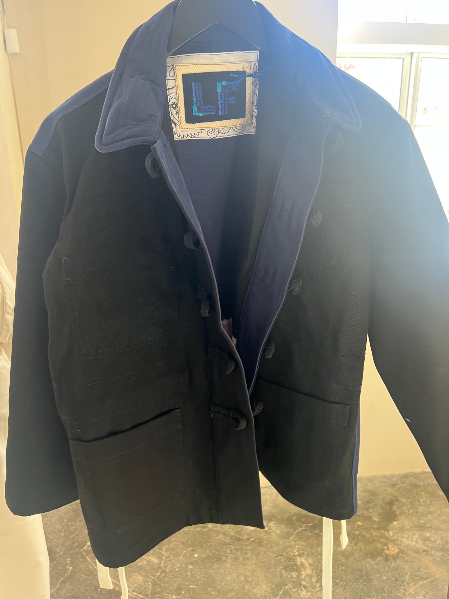 BLACK/INDIGO UTILITY JACKET