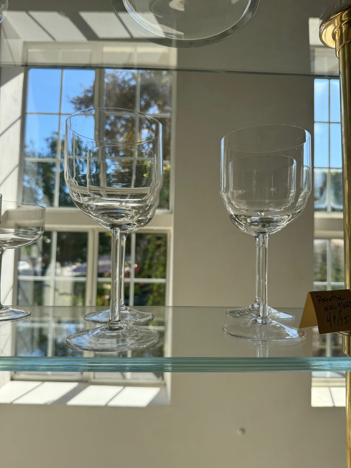 Rosenthal Crystal wine glasses x4