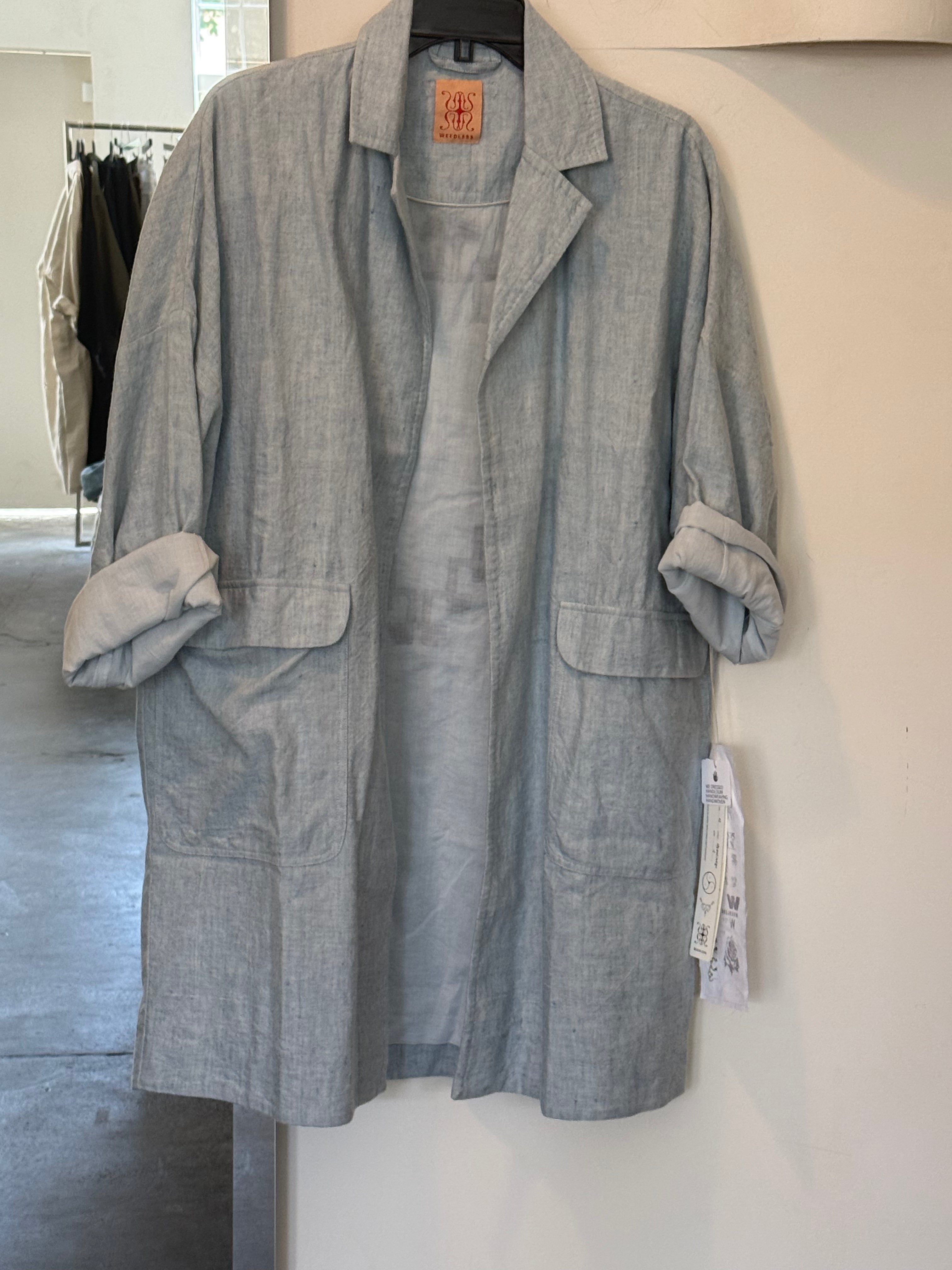 Embroidered Middle Coat