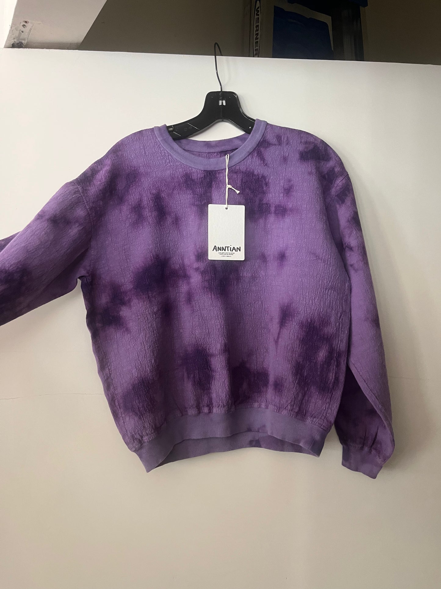 Linen Pullover Purple