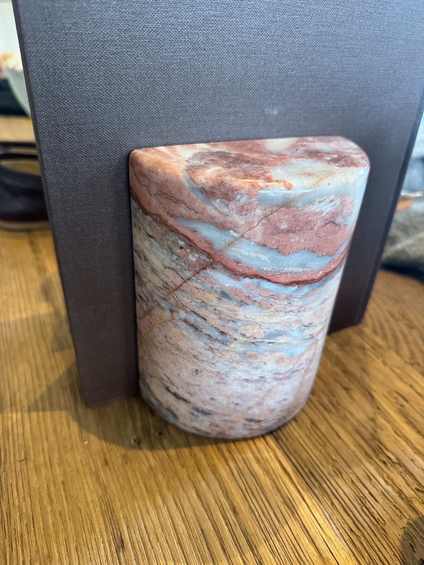 Marble Book Ends