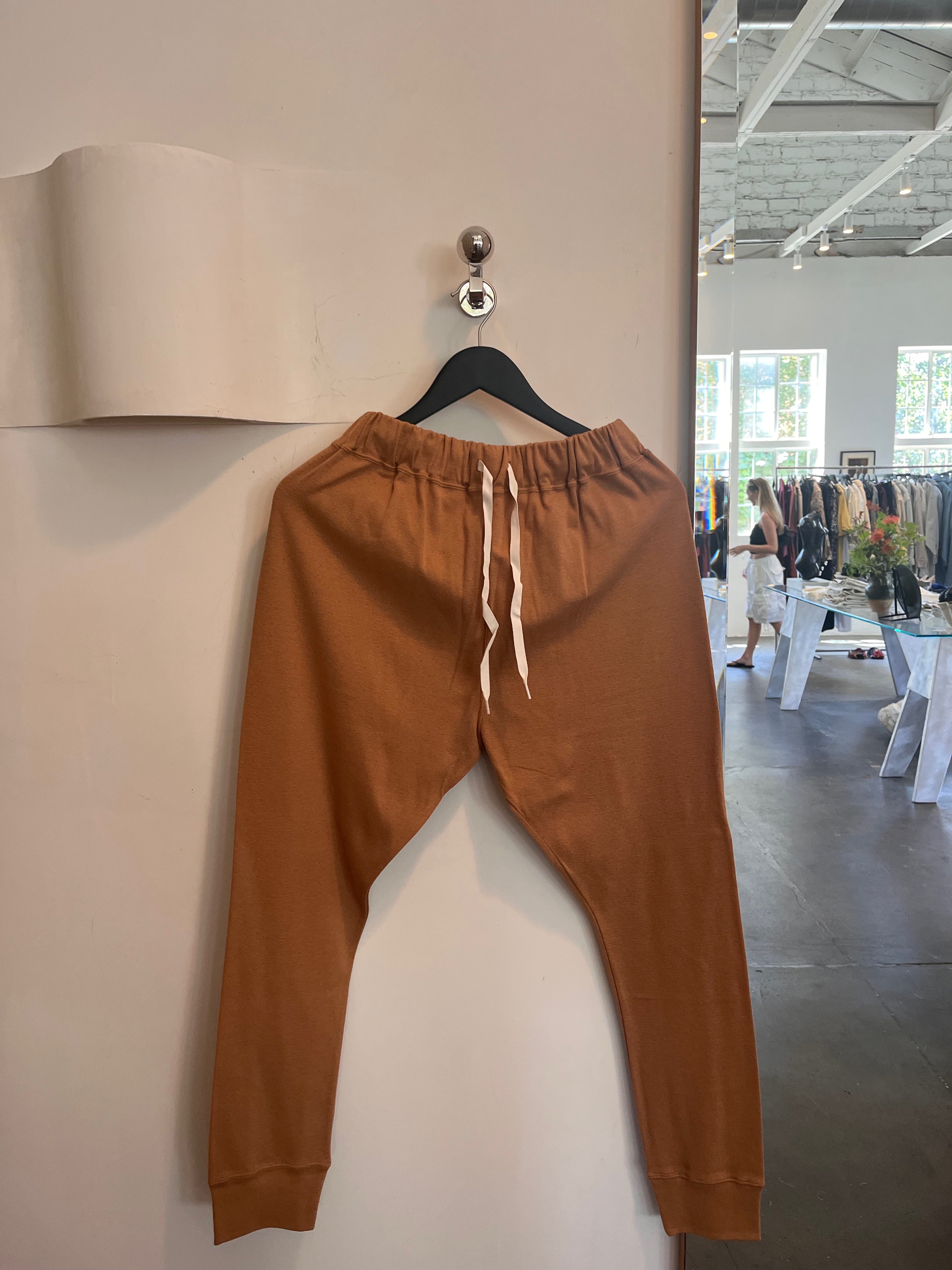 Rib Cotton Pants