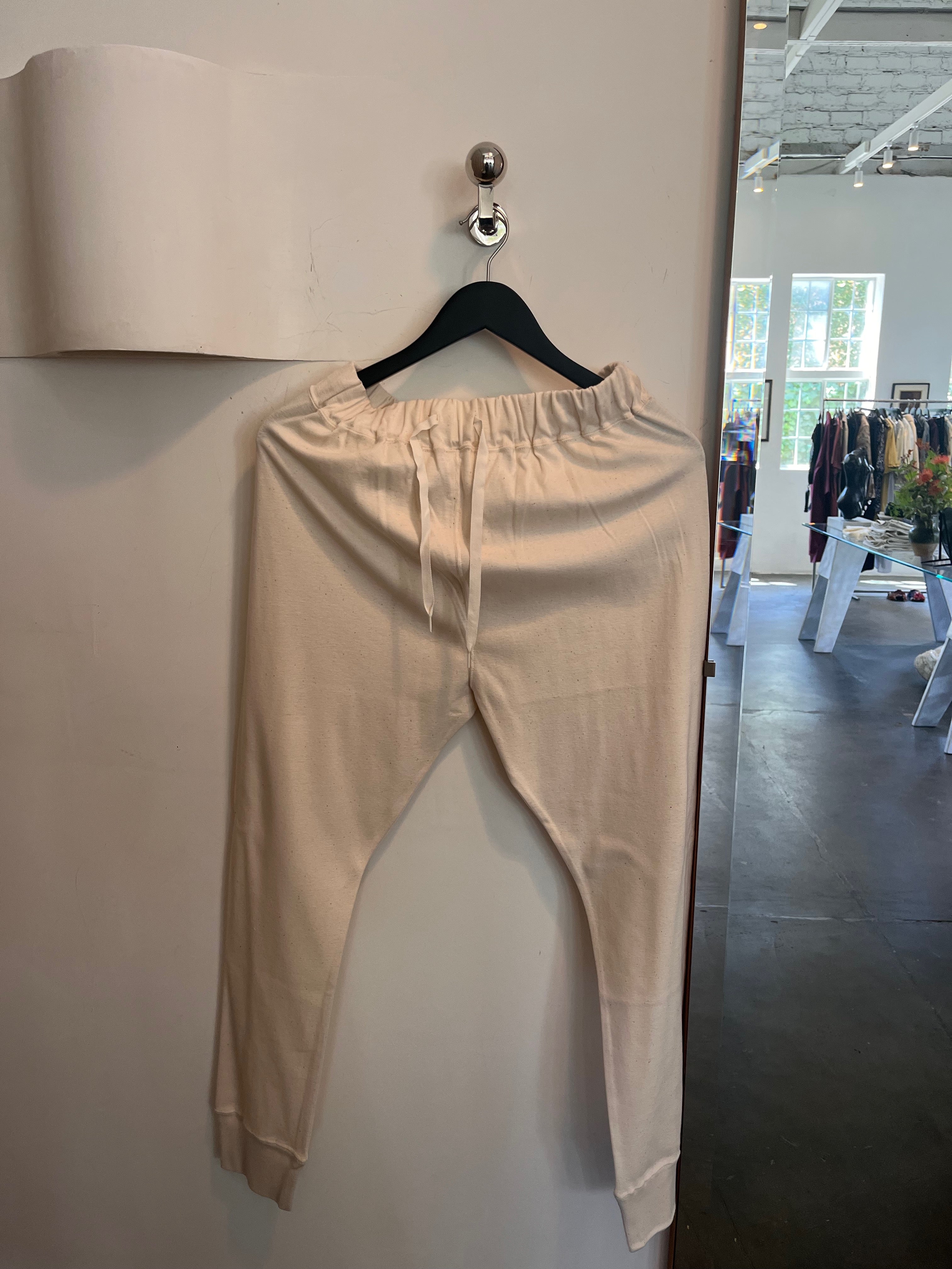 Rib Cotton Pants