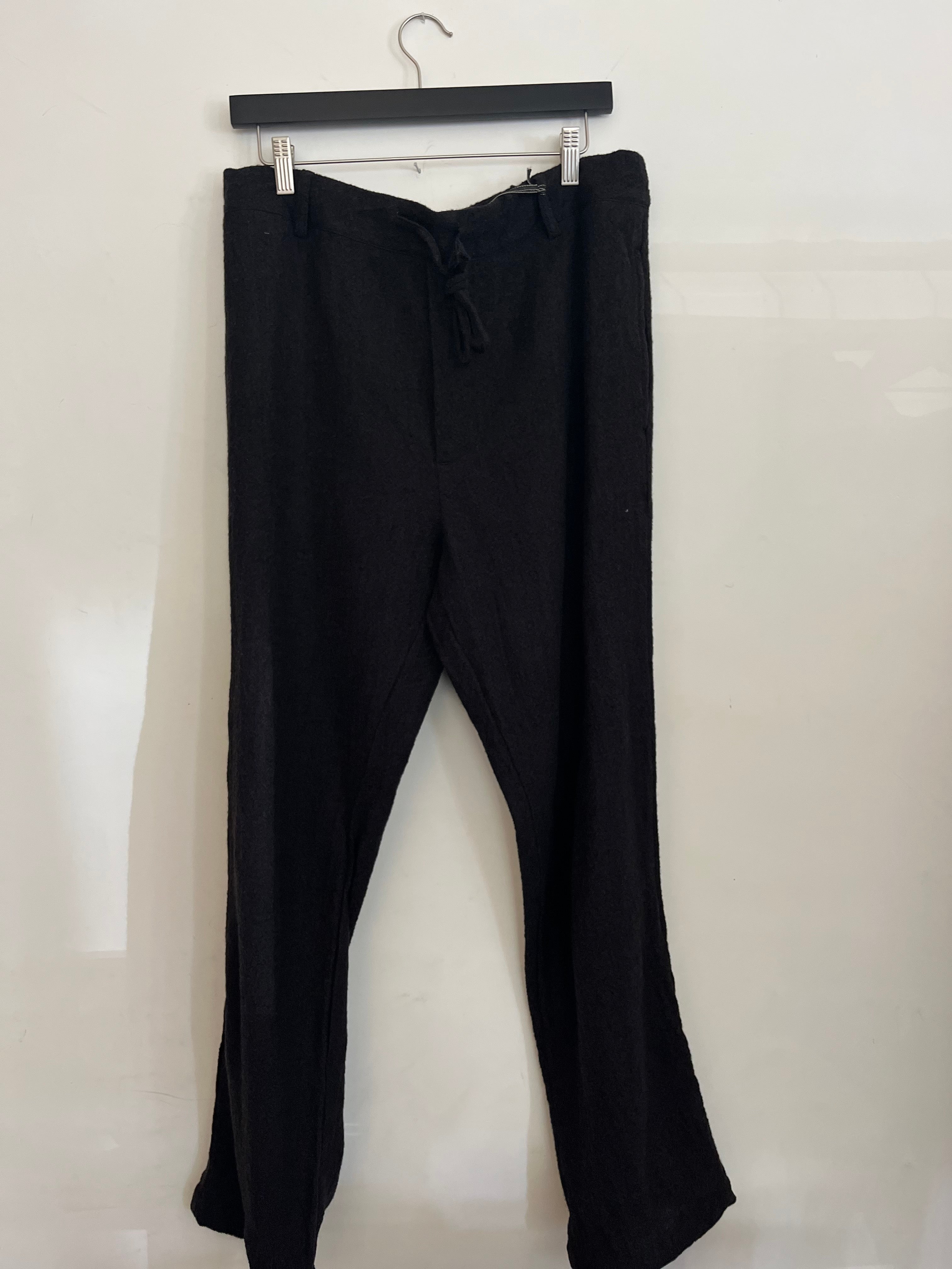 Drawstring Wool Pants
