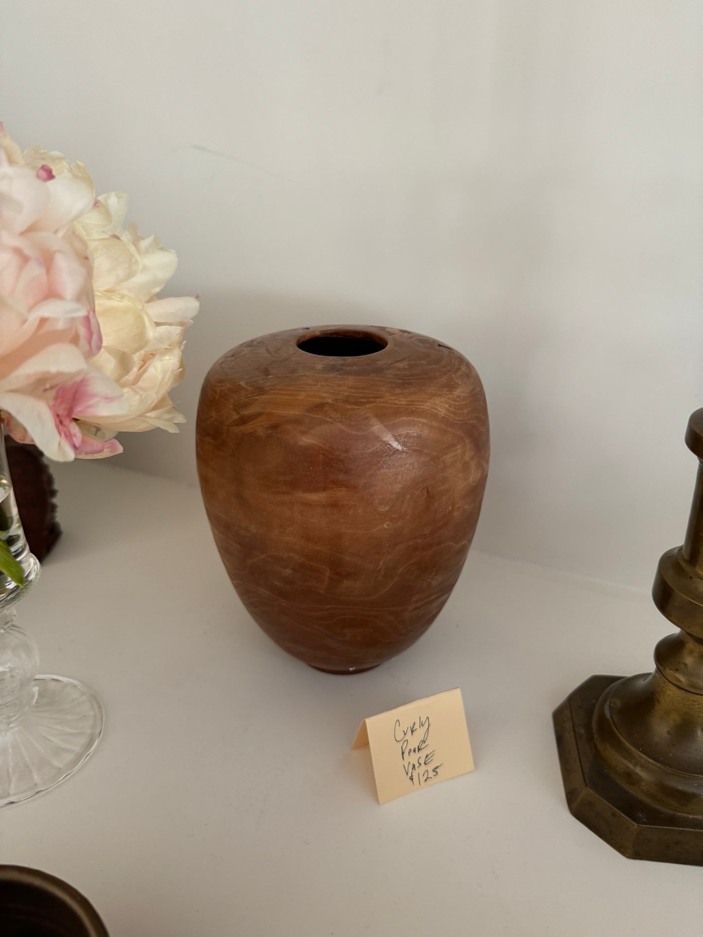 Burl Wood Vase