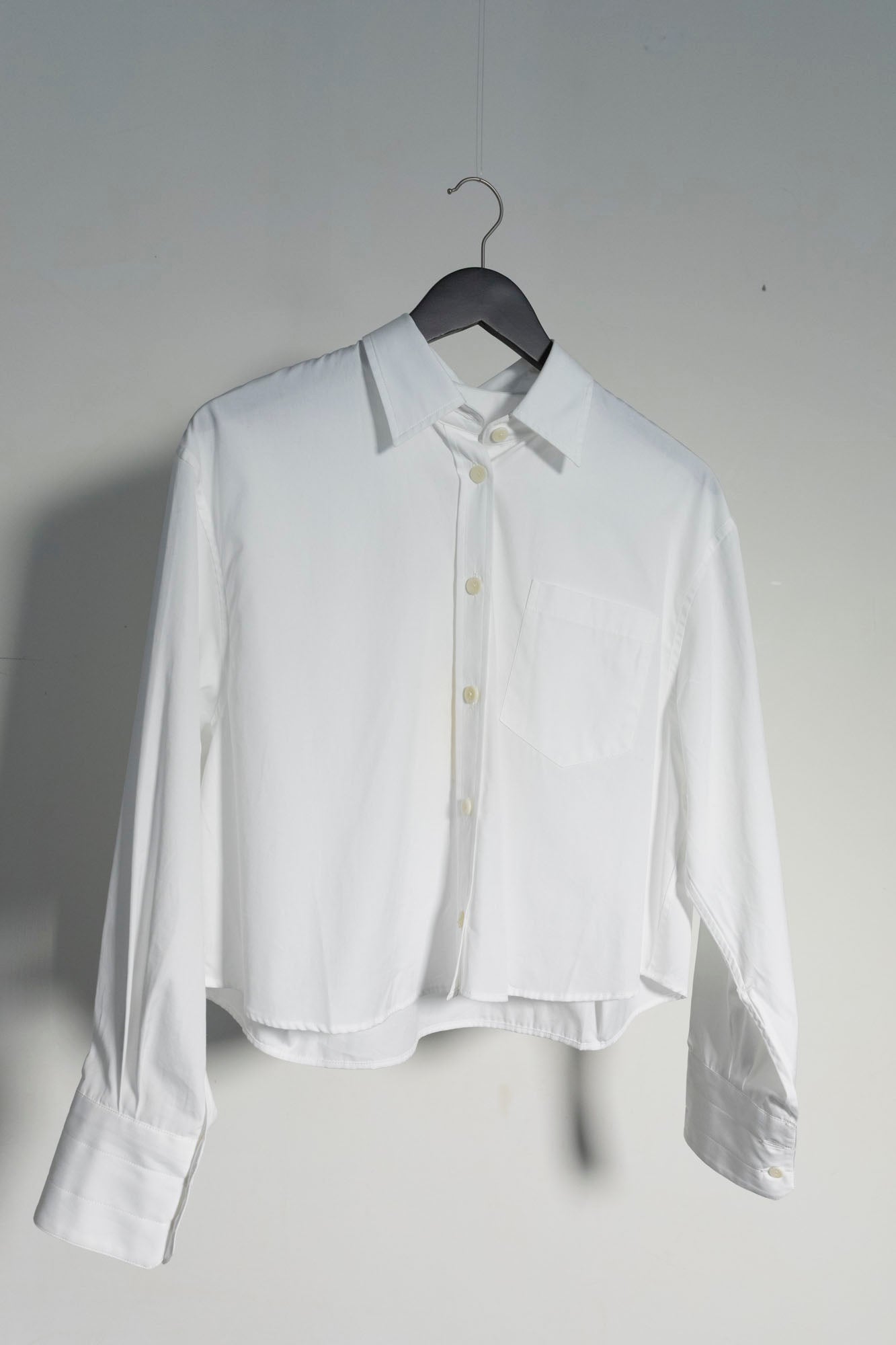 Cropped Cotton Shirt