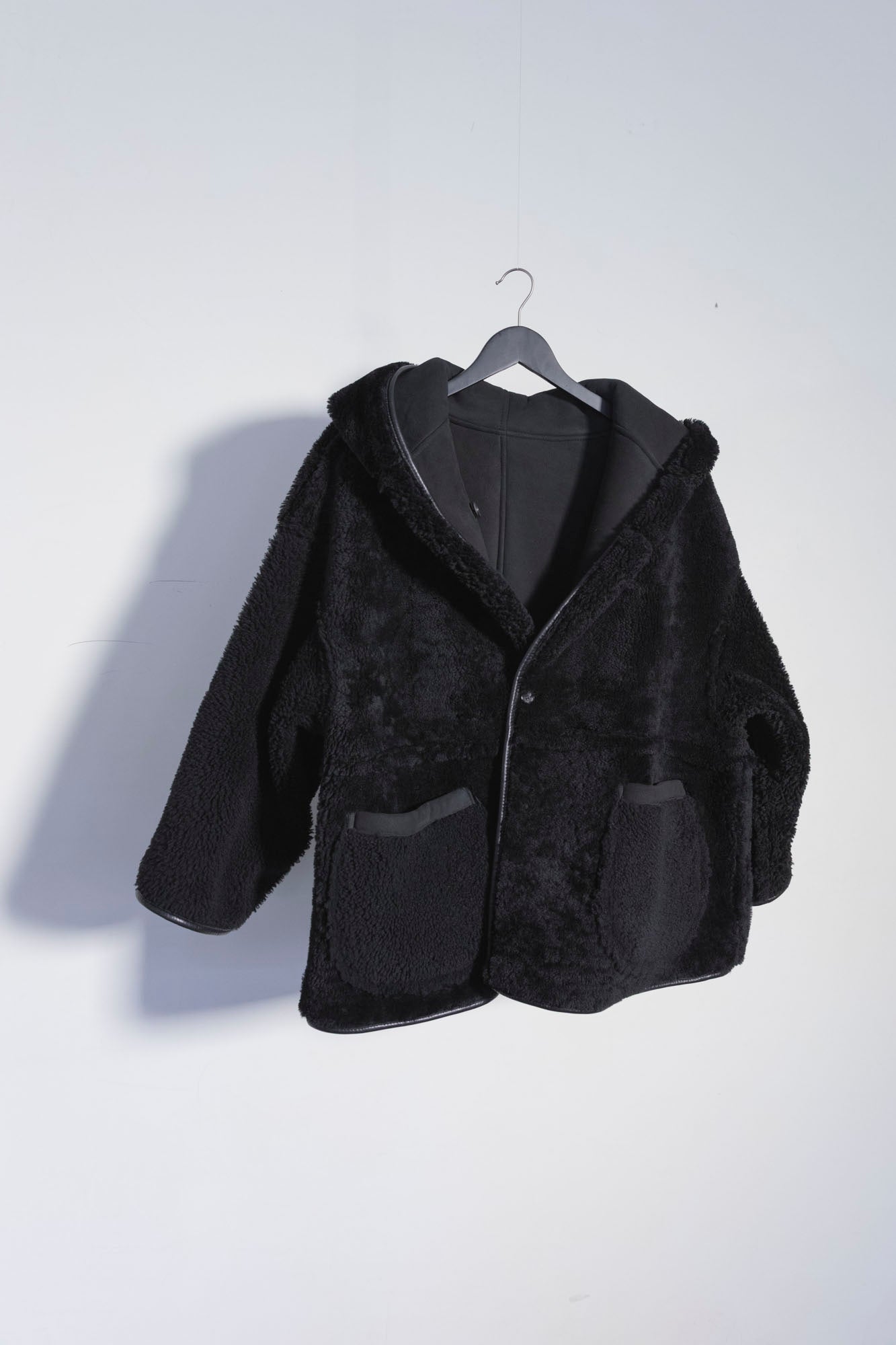 Curly Suede Sheepskin Reversible Holland Coat