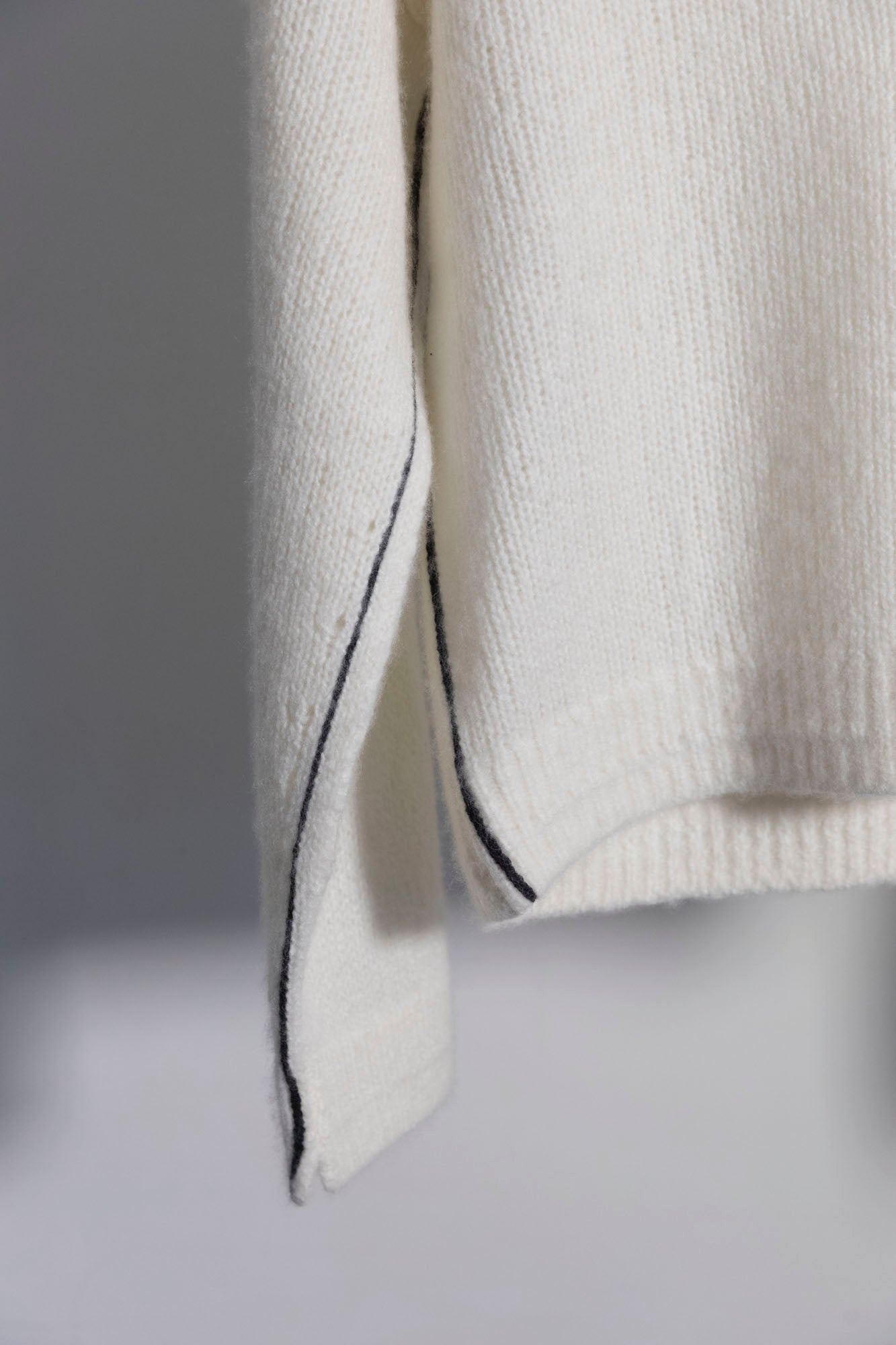 Cape V-Neck Cashmere Sweater