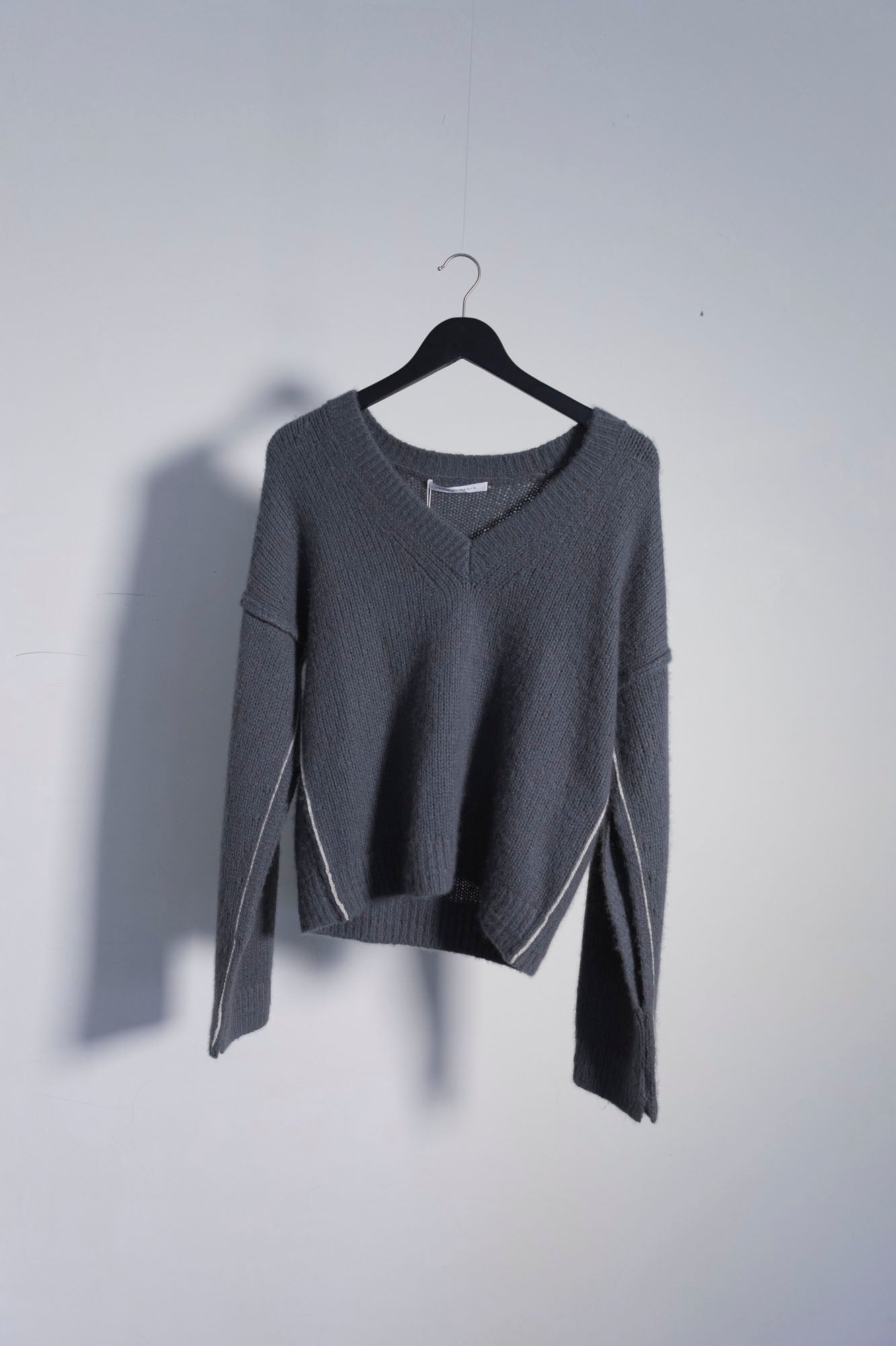 Cape V-Neck Cashmere Sweater