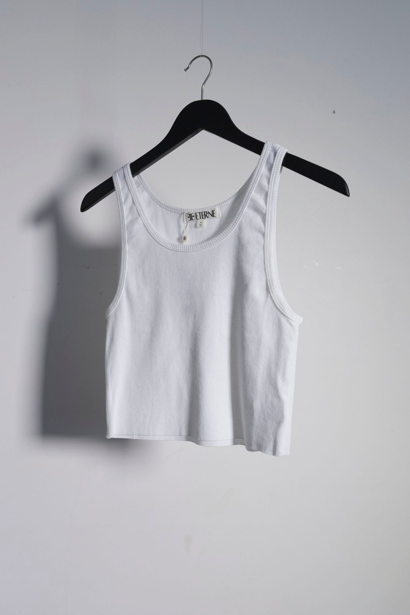 Cropped Scoop Neck Tank