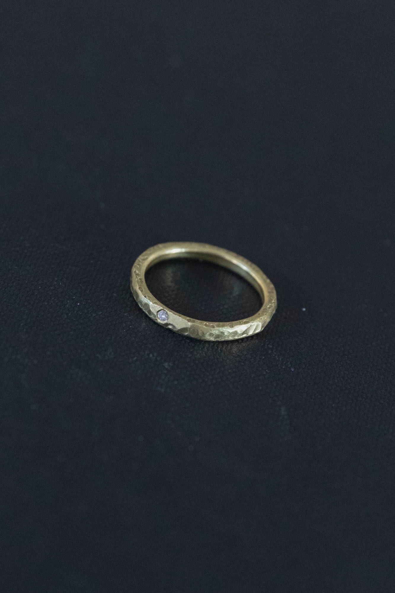 19k Gold and Diamond Eion Ring Sz 6