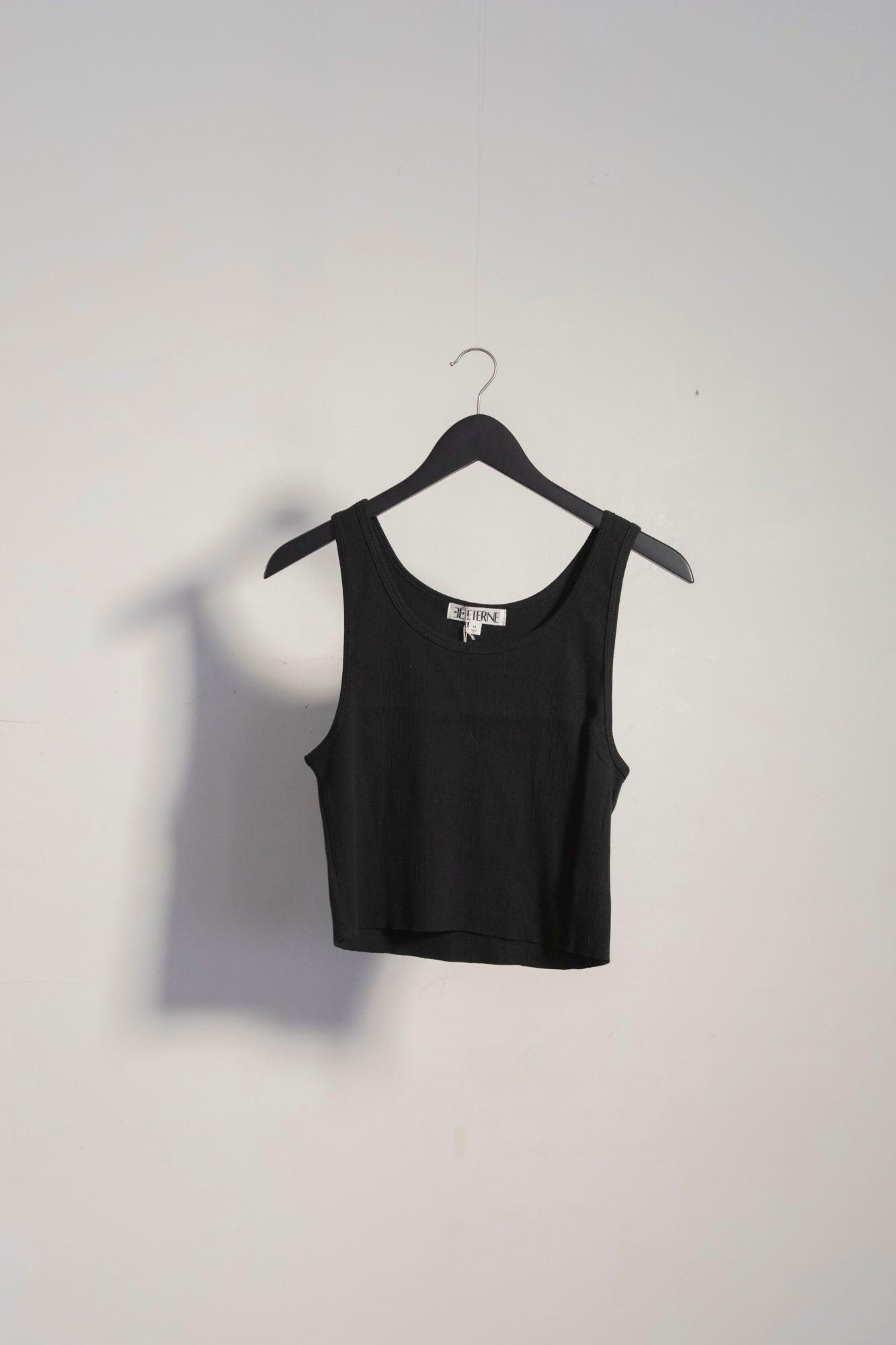 Cropped Scoop Neck Tank