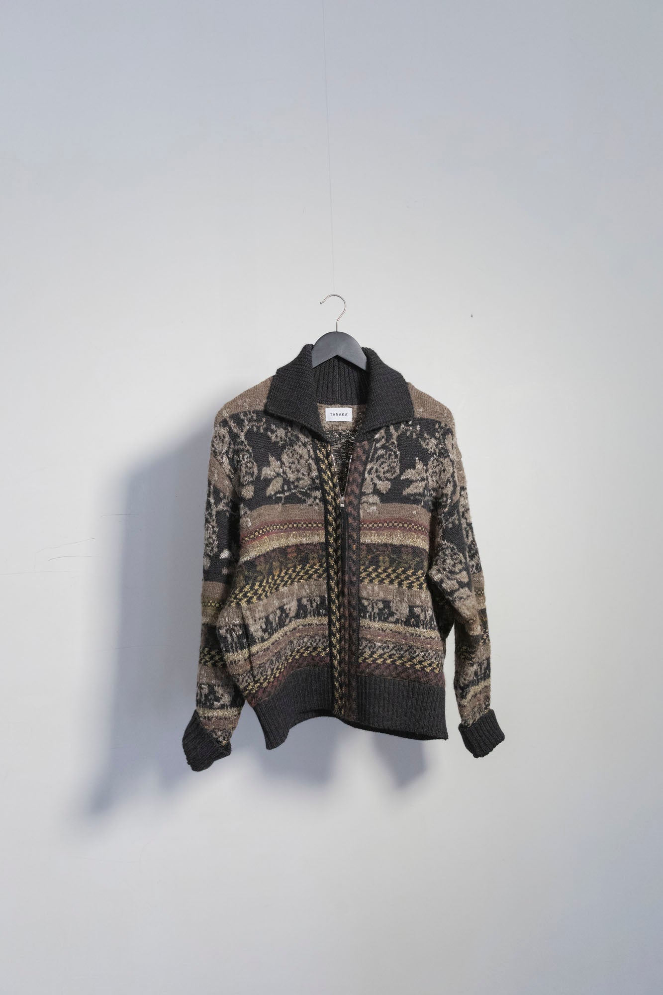 Jacquard Cardigan Sweater