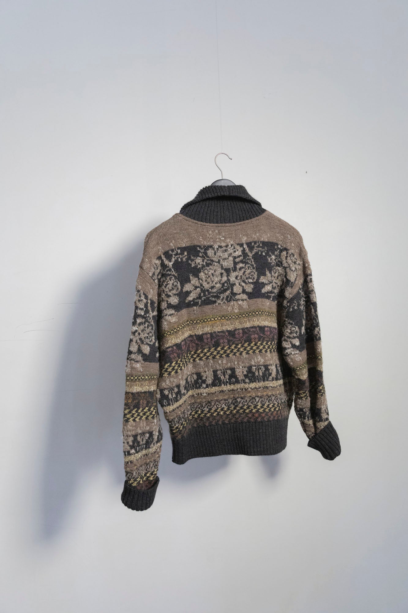 Jacquard Cardigan Sweater