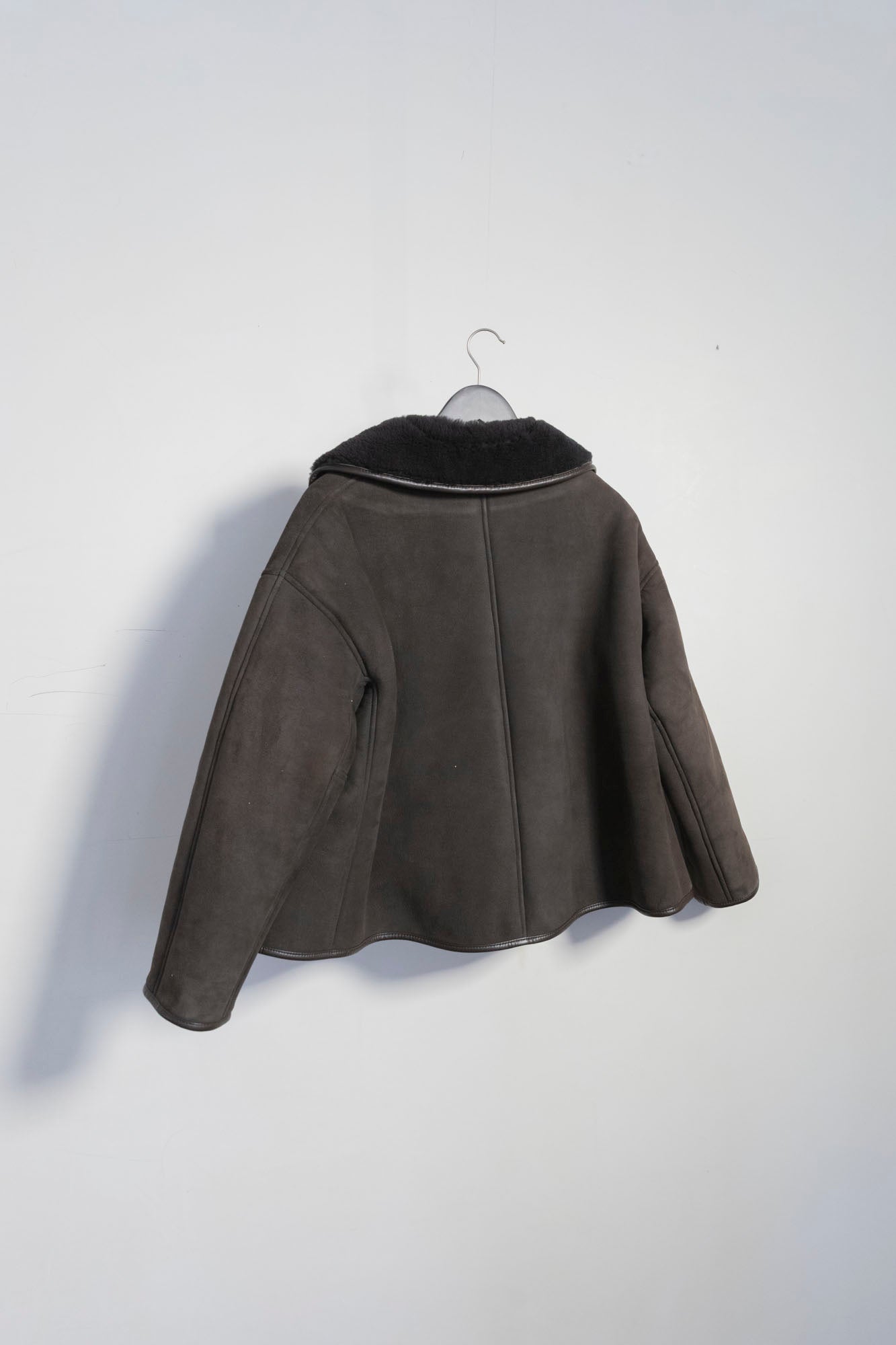 Curly Suede Sheepskin Reversible Holland Coat