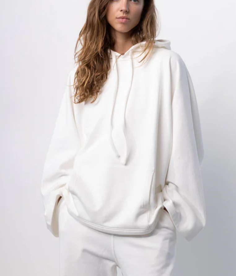 Train Hooded Sweatshirt, Off Black