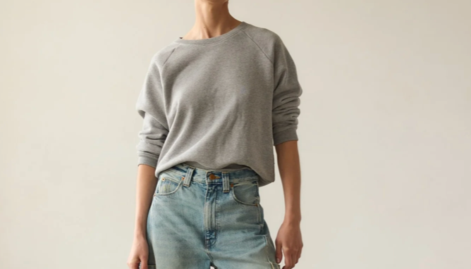 The Daily Sweatshirt - Heather Grey
