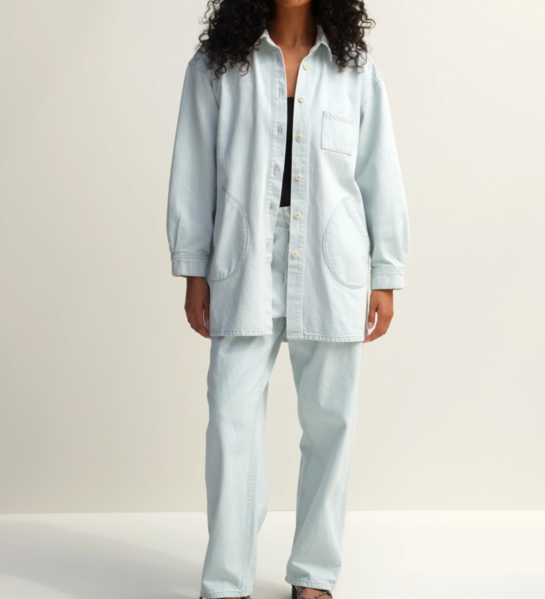 Okuda Jacket in Pale Blue