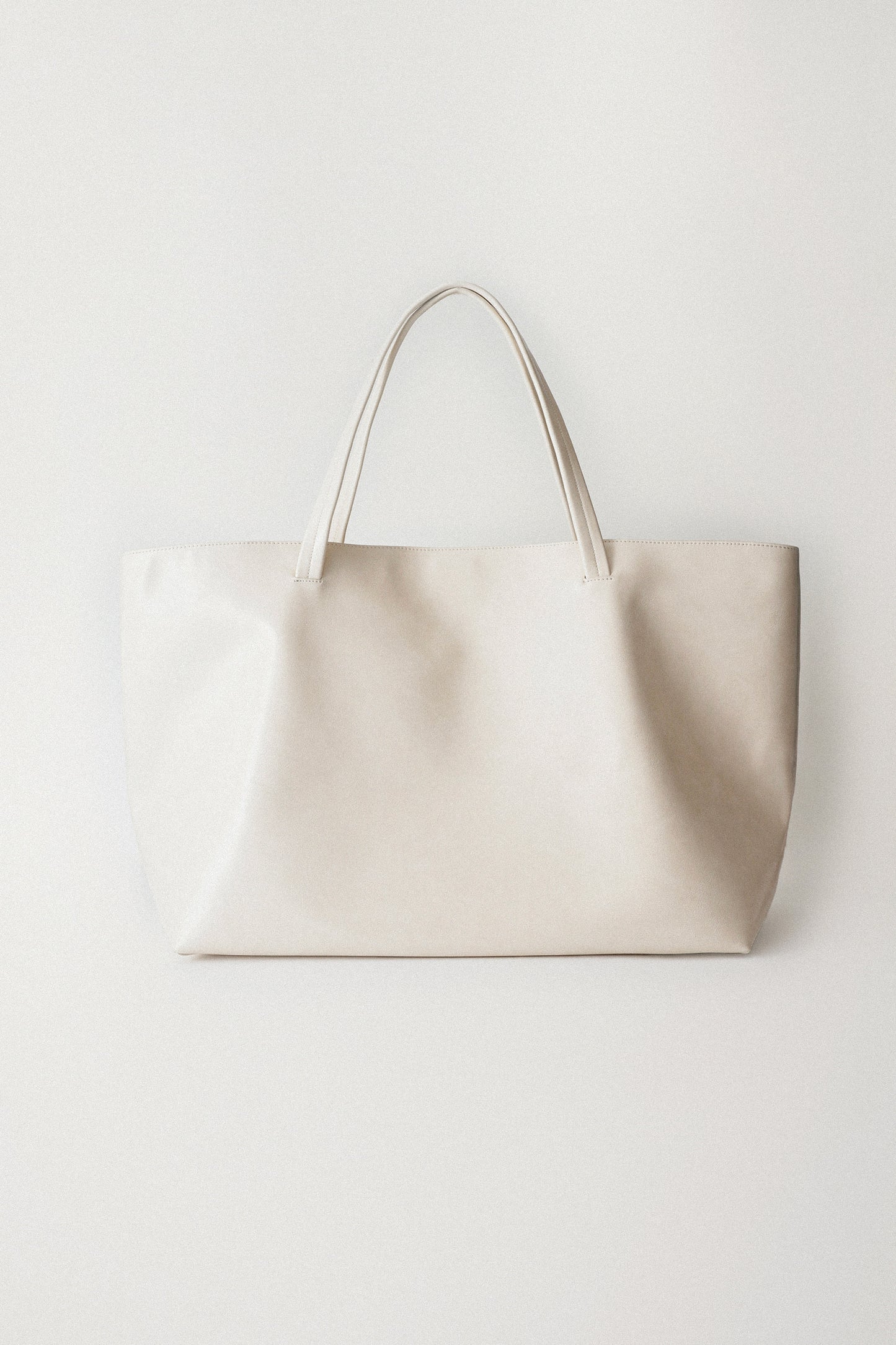 Large Tote Bag, Spare white