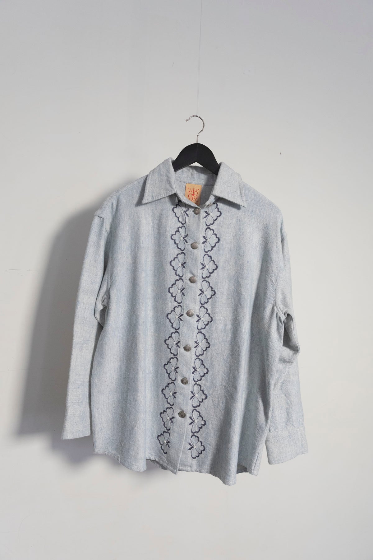 Embroidered Shirt Jacket