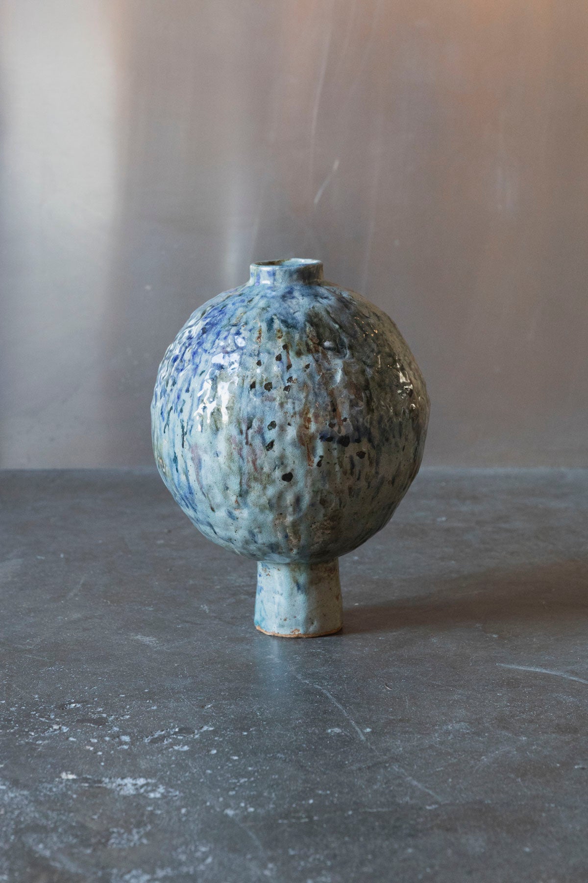 Painted Moon Vase